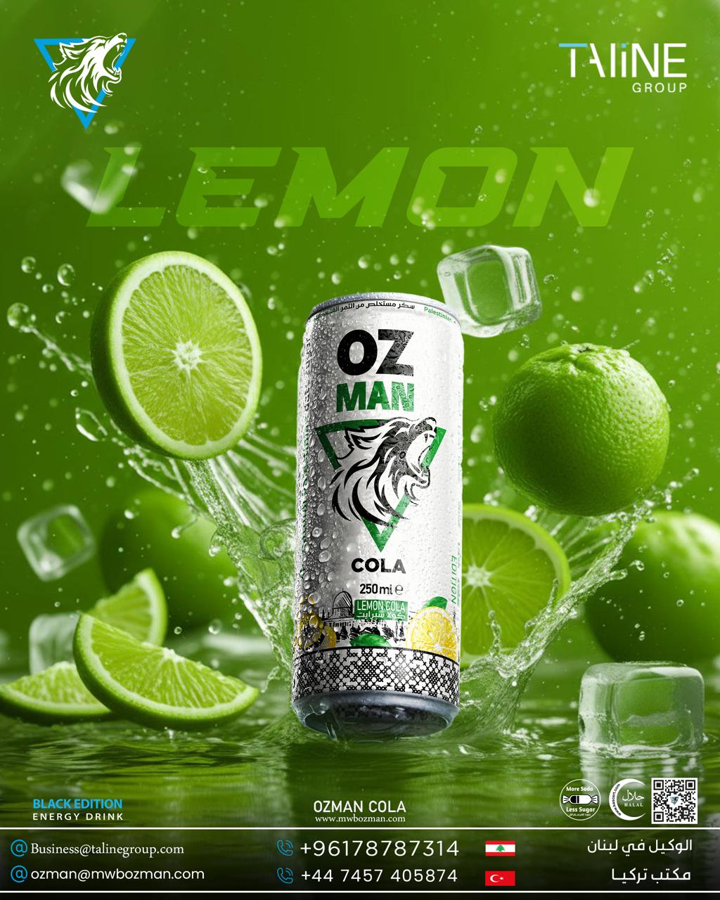 OZMAN Cola Lemon