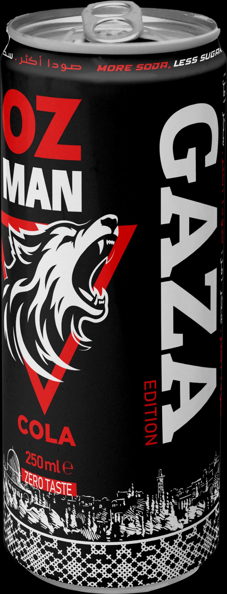 OZMan Cola — Zero (Front View)