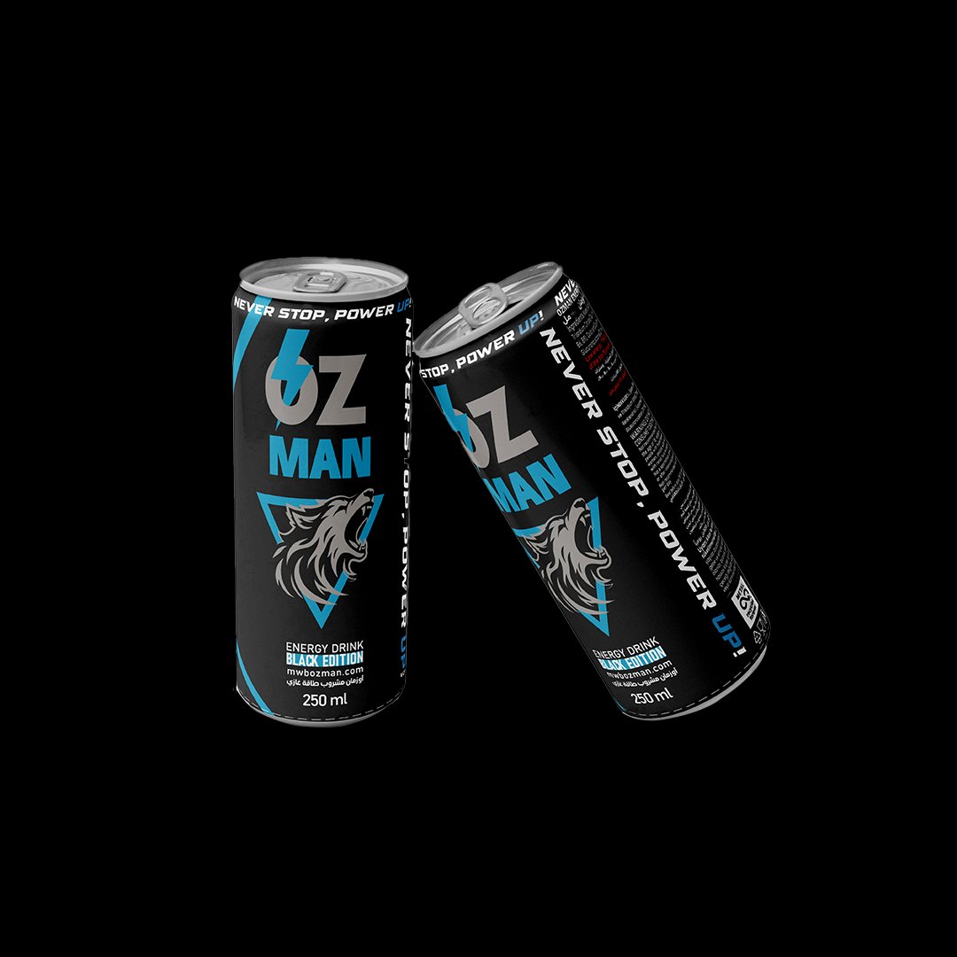 OZMAN Energy Drink Black Edition
